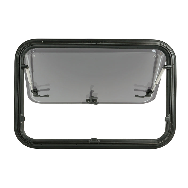 Ausstellfenster Acrylglas 70x40cm Seitenfenster Insektenschutz Rollo Dichtmasse