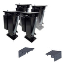 Autolift Set mit 4 Hubstützen bis 5t, inkl. Universalklammern zur Stabilisierung