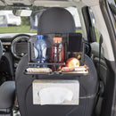 4er Set Multifunktionaler Autotisch für den Rücksitz mit Getränkehalter und Handyhalter – APT