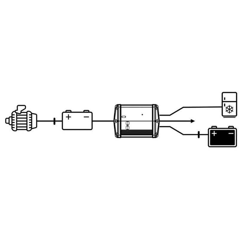 Batterie-Ladebooster für Wohnwagen Wohnmobil DC-DC Bosster 25 A