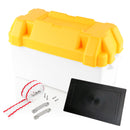 Batteriekasten Batteriebox 450x288x238mm, Kunststoff inkl Halteband & Trennwand