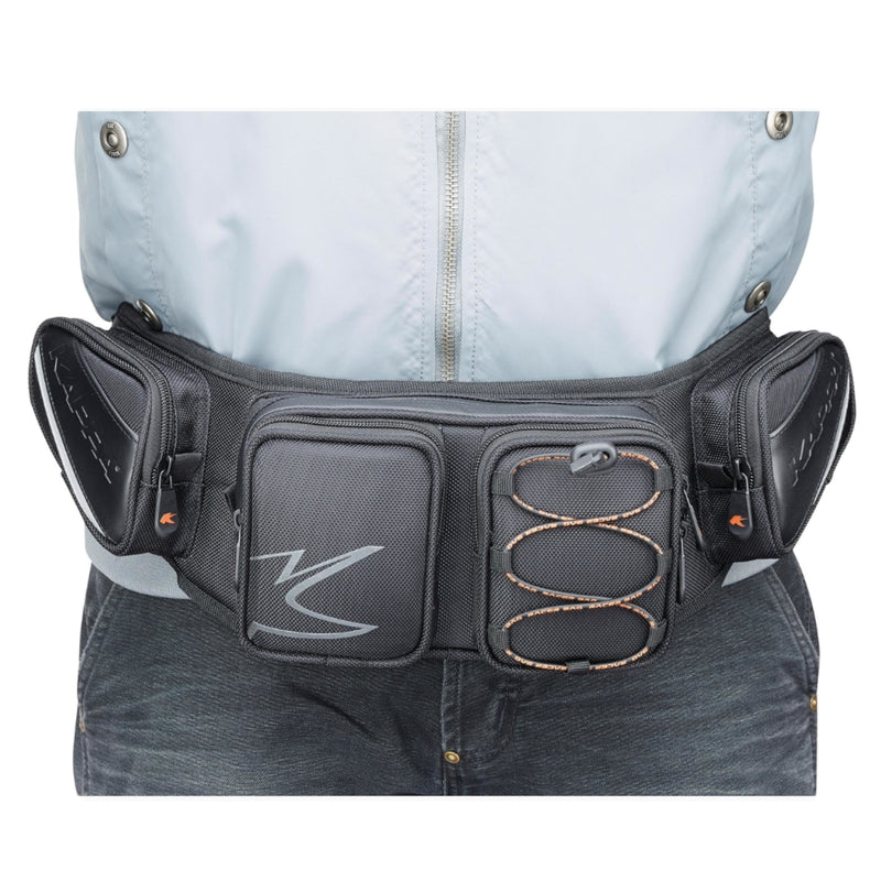 Bauchtasche Kappa RA306, Motorradtasche Gürteltasche schwarz