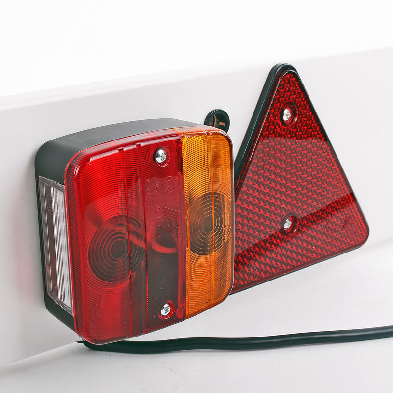 Anhänger Beleuchtungsbalken, Nebelschlussleuchte, 5M Anschlusskabel