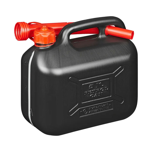 Kraftstoffkanister 5L Kunststoff Diesel Reserve Benzinkanister black
