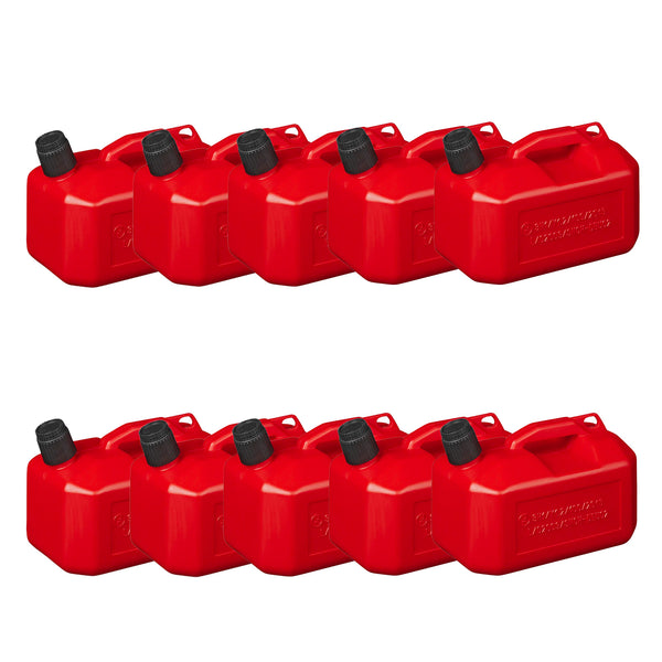 10x Kraftstoffkanister 5L Kunststoff Reserve Diesel Benzinkanister