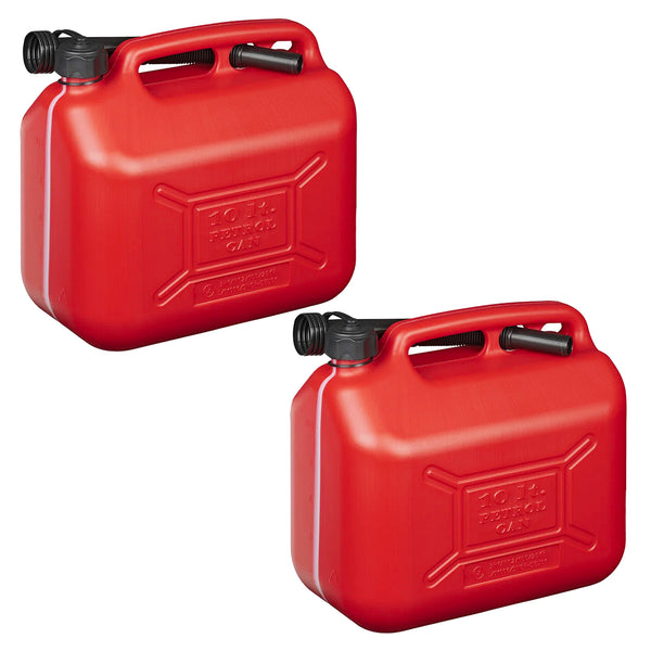 2 x Kraftstoffkanister 10L Kunststoff Benzinkanister Reserve Diesel