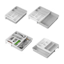 Besteckkasten ausziehbar 6-7 Fächer Besteckeinsatz bis 40x31,5x6cm Campingküche