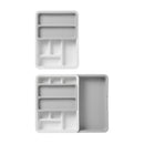 Besteckkasten ausziehbar 6-7 Fächer Besteckeinsatz bis 40x31,5x6cm Campingküche