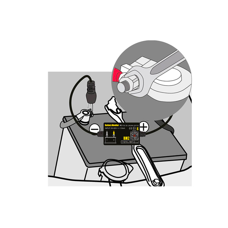 Bluetooth-Batteriemonitor via App, Batterieüberwachung, Kapazitätsmessgerät