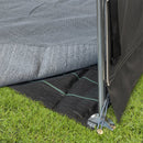 Bodenplane Zelt Vorzelt Camping Unterlage Gewebeplane Eco Anthrazit 3x4m – APT