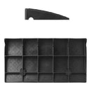 Bordsteinrampe Auffahrrampe 50 x 27 x 7 cm 3000 kg Auffahrhilfe für Auto Schwarz