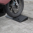 Bordsteinrampe Auffahrrampe 50 x 27 x 7 cm 3000 kg Auffahrhilfe für Auto Schwarz