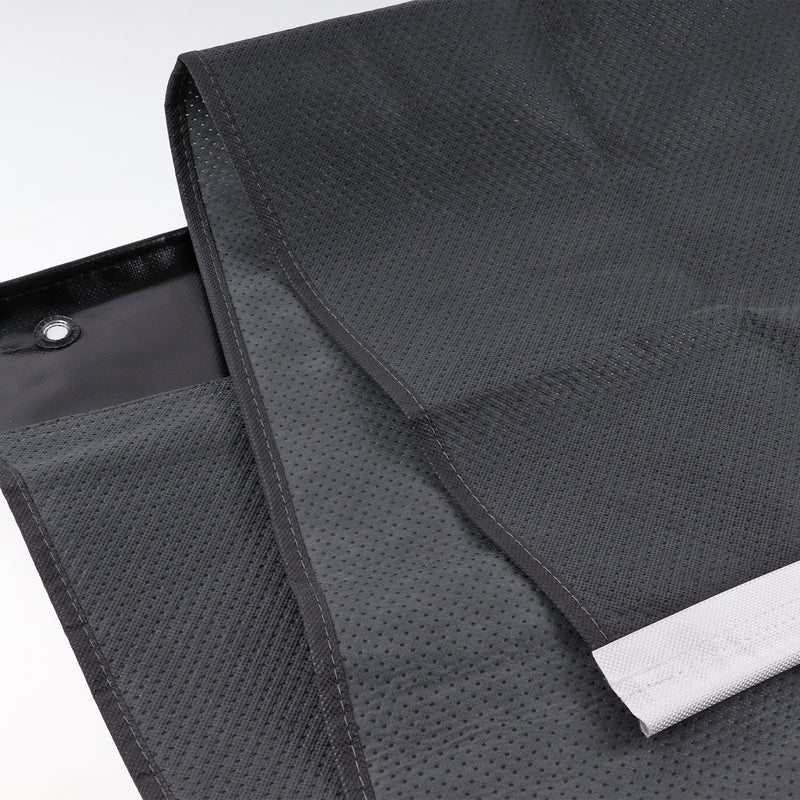 deiwo® Bugschutzplane für Wohnwagen 160x160 cm – Wetterfest Befestigung mit Kederschnur