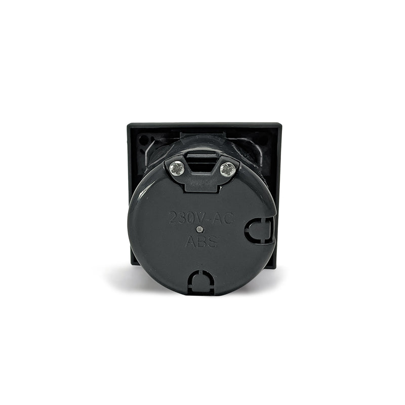 Steckdose Schuko 230V | Anthrazit | 16A | Set: Einsatz, Abdeckung, Rahmen