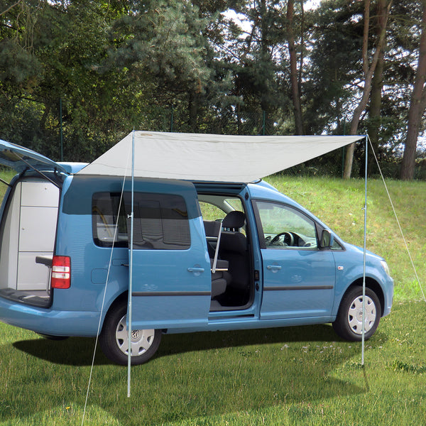 Sonnenvordach CHARLYNE 2,2x2,4m für Minicamper mit langem Radstand