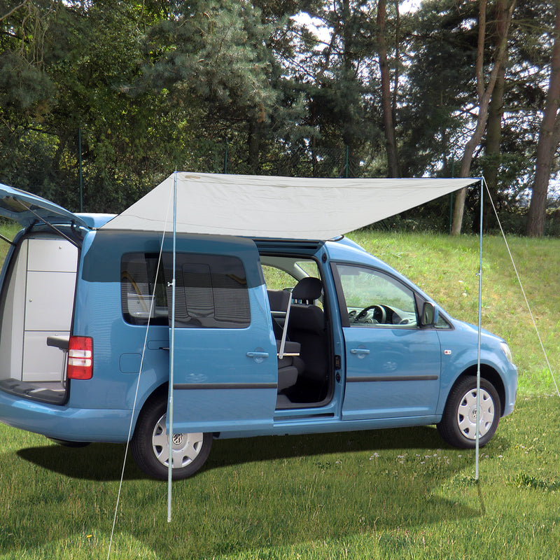 Sonnenvordach CHARLYNE 2,2x2,4m für Minicamper mit langem Radstand
