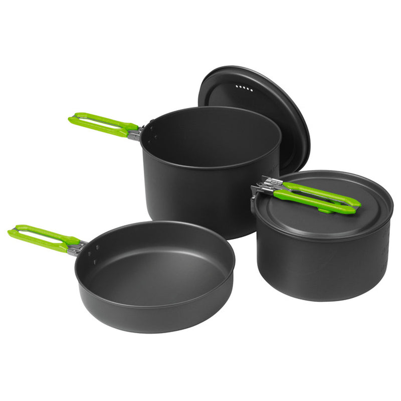 Camping-Kochgeschirr Elite 5-tlg. Alu-Topfset - Ideal für Camping und Freizeit