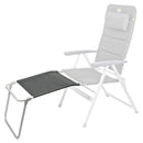 Set 2x Campingstuhl Grenoble, 2x Fußteil, 2x Nackenpolster