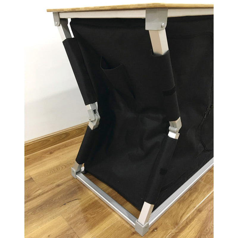 CAMP4 BAMBOO QUICK Campingküche Campingschrank Faltschrank mobile Camping Küche