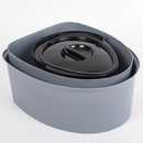 Camp4 teilbare Campingtoilette mit Toilettenpapierhalter Camping Eimertoilette