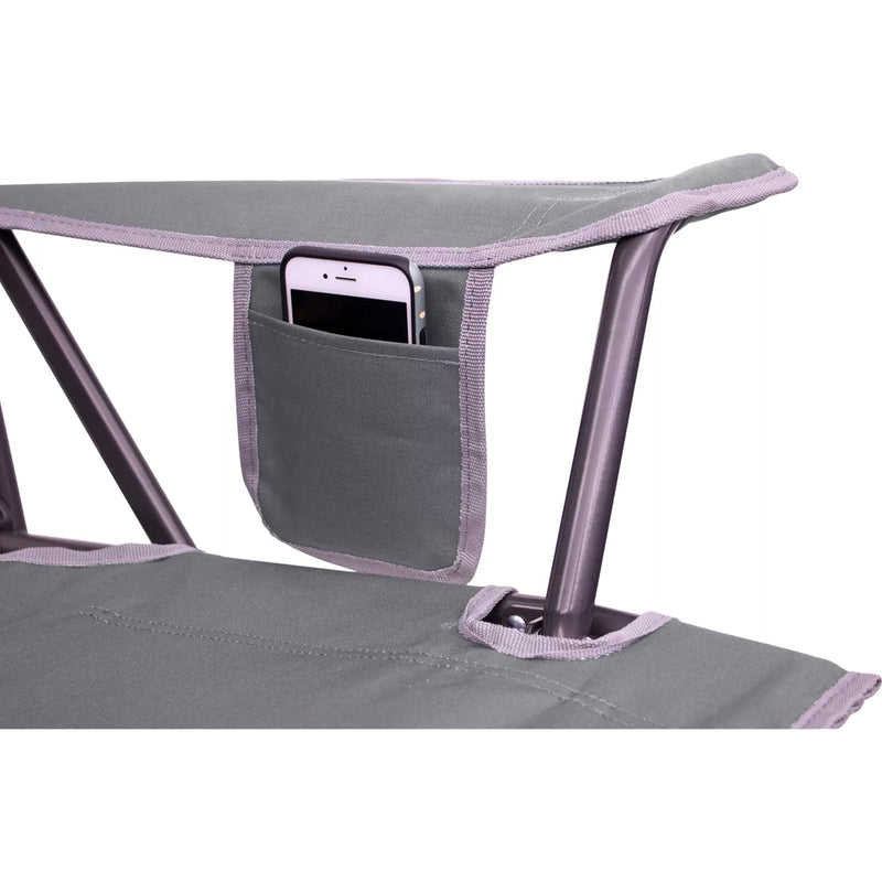 GCI Outdoor Comfort Pro Rocker Schaukelstuhl Grau Campingstuhl Faltstuhl Camping