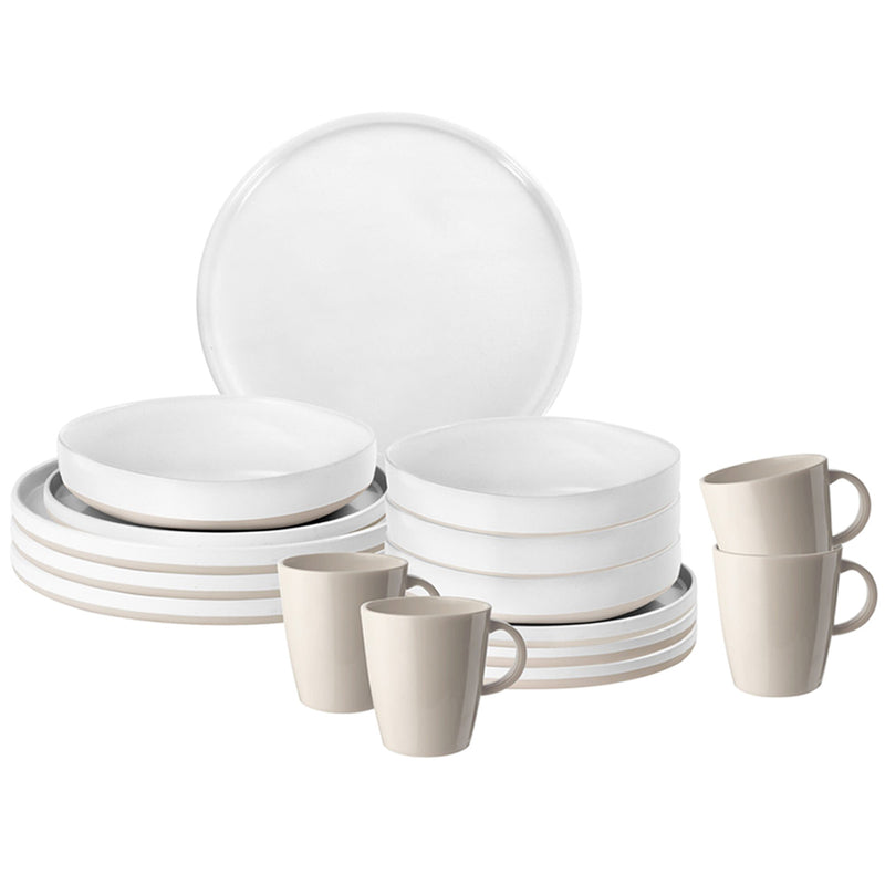 melamin camping geschirr Brunner Campinggeschirr Set ODETTE 16-tlg