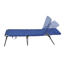 2x Via Mondo Campingliege Set "Grande Azul" 3 fach verstellbar Alu Rahmen comfortabel stabil