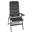 2x Campingstuhl klappbar Klappstuhl Gartenstuhl + Kopfpolster Beinauflage, Hocker – Camp4