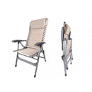 Via Mondo Campingstuhl Cozy Relax II, Klappstuhl, 7 Pos. breite Armlehnen, Alu – ViaMondo