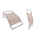 Via Mondo Hocker Beige, Fußstütze für Primo- Cozy- und Comfort-Serie, Alu