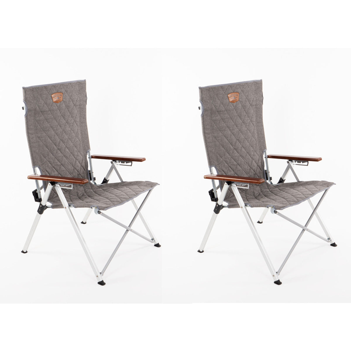 2x Campingstuhl JOPLIN Deluxe Klappstuhl
