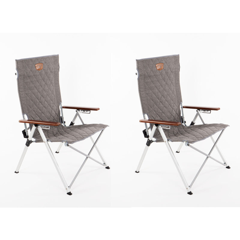 2x Campingstuhl JOPLIN Deluxe Klappstuhl