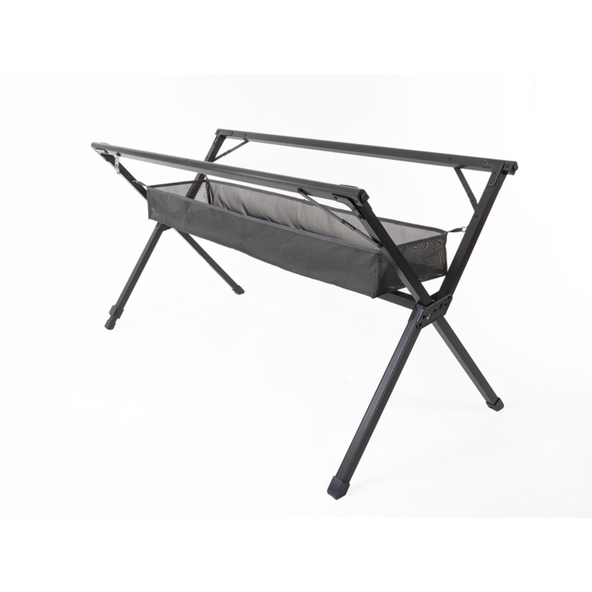 Campingtisch Bambus-Rolltisch 140x80cm Al