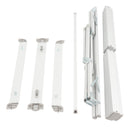 Via Mondo Aluminium Campingtisch "Clayette XL" für 6 Personen höhenverstellbar Rolltisch kleines Packmaß