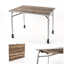 Campingtisch TYRESTA 80 Garten - Klapptisch in edlem Holz-Design 60 x 80 cm