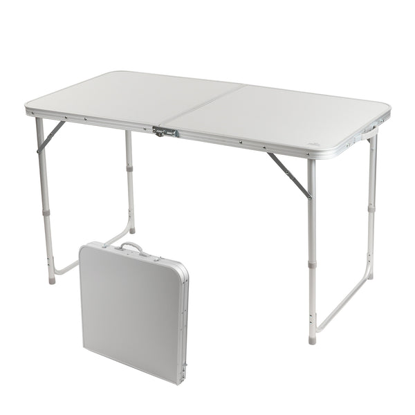 Via Mondo Campingtisch "Valise" für 4 Personen höhenverstellbar stabil klappbar