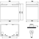 Carbest Deep-Cycle AGM Power Line Batterie 90Ah Servicebatterie für Reisemobile