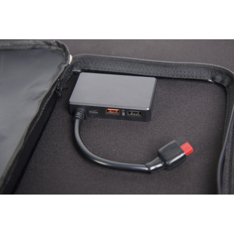 Carbest Solarkoffer Power Solarpanel HC 130W - Camping Solarmodul Monokristallin