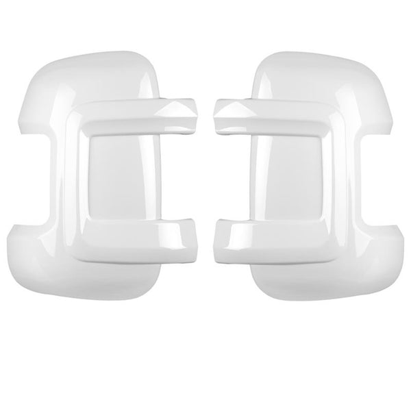 Carbest Spiegelprotektoren-Set passend f. Ducato lange Version weiß Spiegelschutz