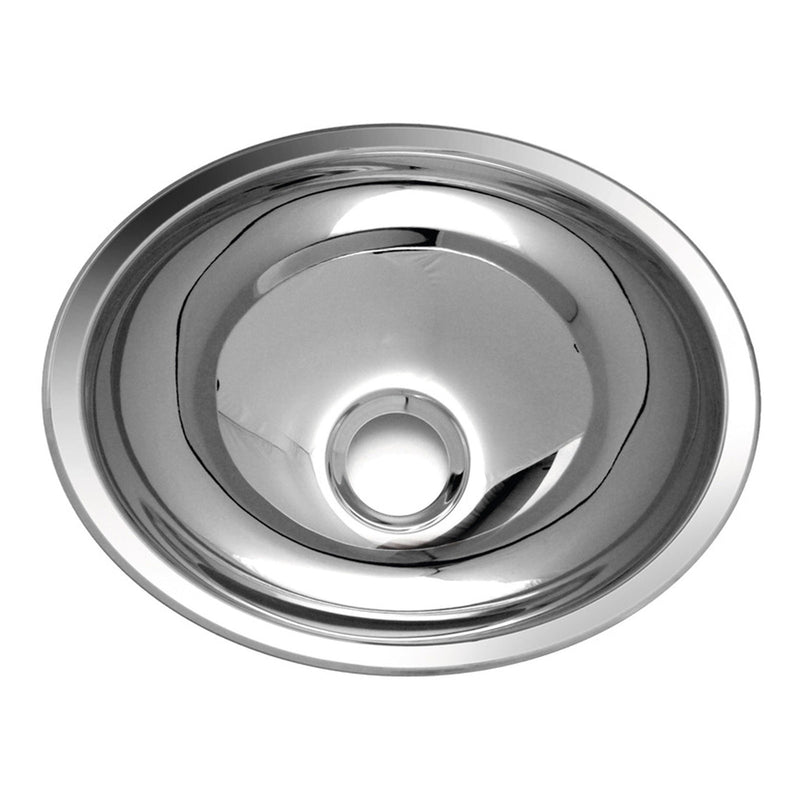 Camping Spüle oval 28cm Edelstahl Einbaus
