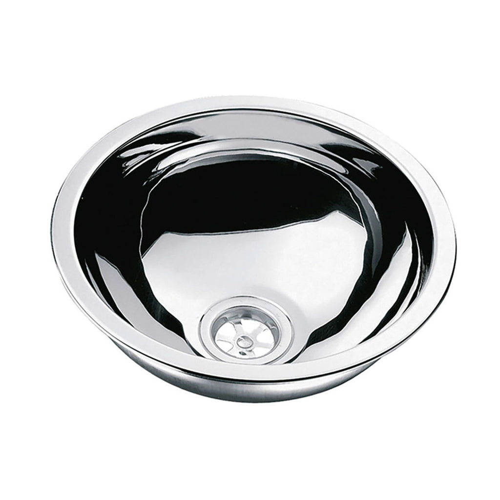 Camping SpĂŒle rund 26cm Edelstahl Einbaus