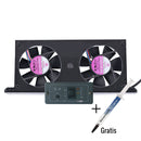 CBE Tornado Doppellüfter Camping Kühlschrank Bedienteil + Wärmeleitpaste