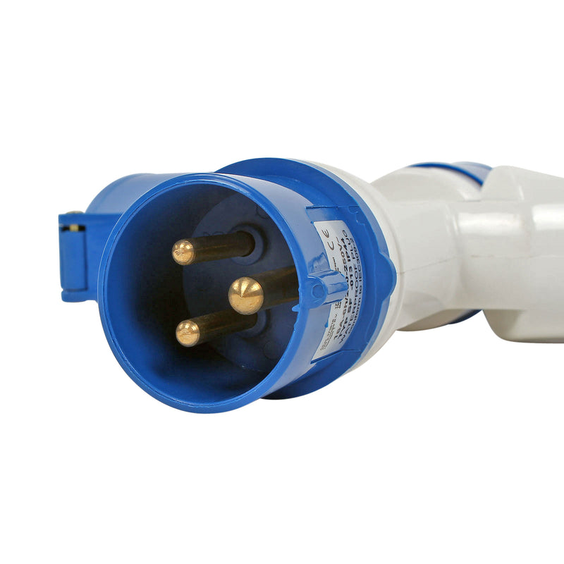 CEE Mehrfachadapter 3er Verteiler IP44 16A Frankreich