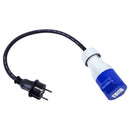 CEE Adapter Kabel SET Schuko - CEE 200-250V, 16A, 3polig, 40 cm, Ip44 – Haba