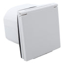 2x CEE Aussensteckdose WEIß Spritzwasser geschützt 200-240V, 16A, IP44