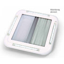 Carbest Dachhaube 452x402 mm mit Zwangsbelüftung und LEDs Caravan Wohnmobil