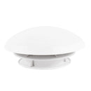Dachlüfter Wohnmobil 20 cm weiß Dachstärke 20-45 mm + Dichtmasse + Schrauben – Geeignet zur Dauerbelüftung von zb.