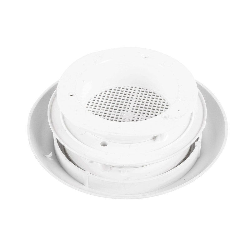 Dachlüfter Wohnmobil 20 cm weiß Dachstärke 20-45 mm Bohrung 90 mm Insektengitter