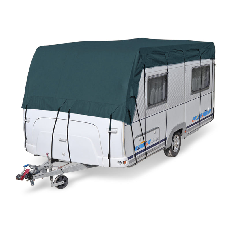 Wohnwagen & Wohnmobil Schutzdach | wintertauglich | viele Größen | Midnight Olive