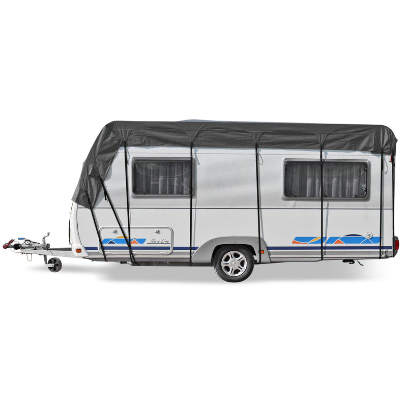 Wohnwagen & Wohnmobil Dachschutzplane | div. Größen | wintertauglich | Anthrazit
